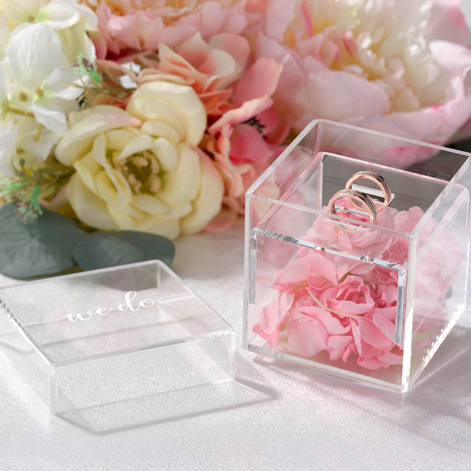 We Do Acrylic Ring Box