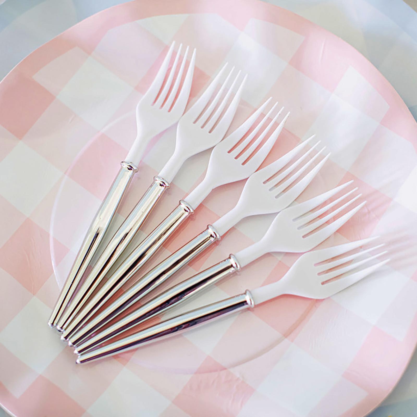 White Cutlery, Set of 48