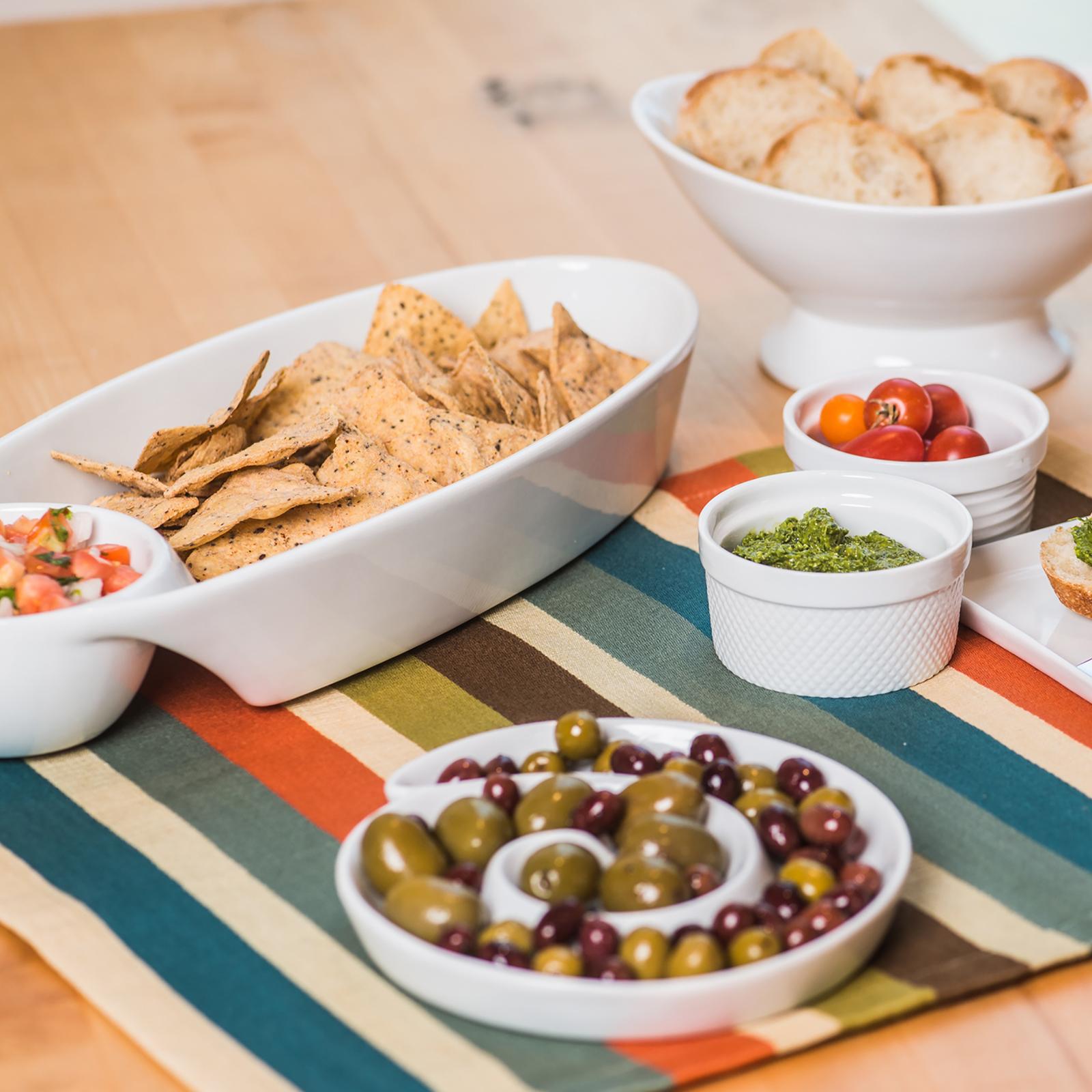 Textured 4-Piece Ramekin Set