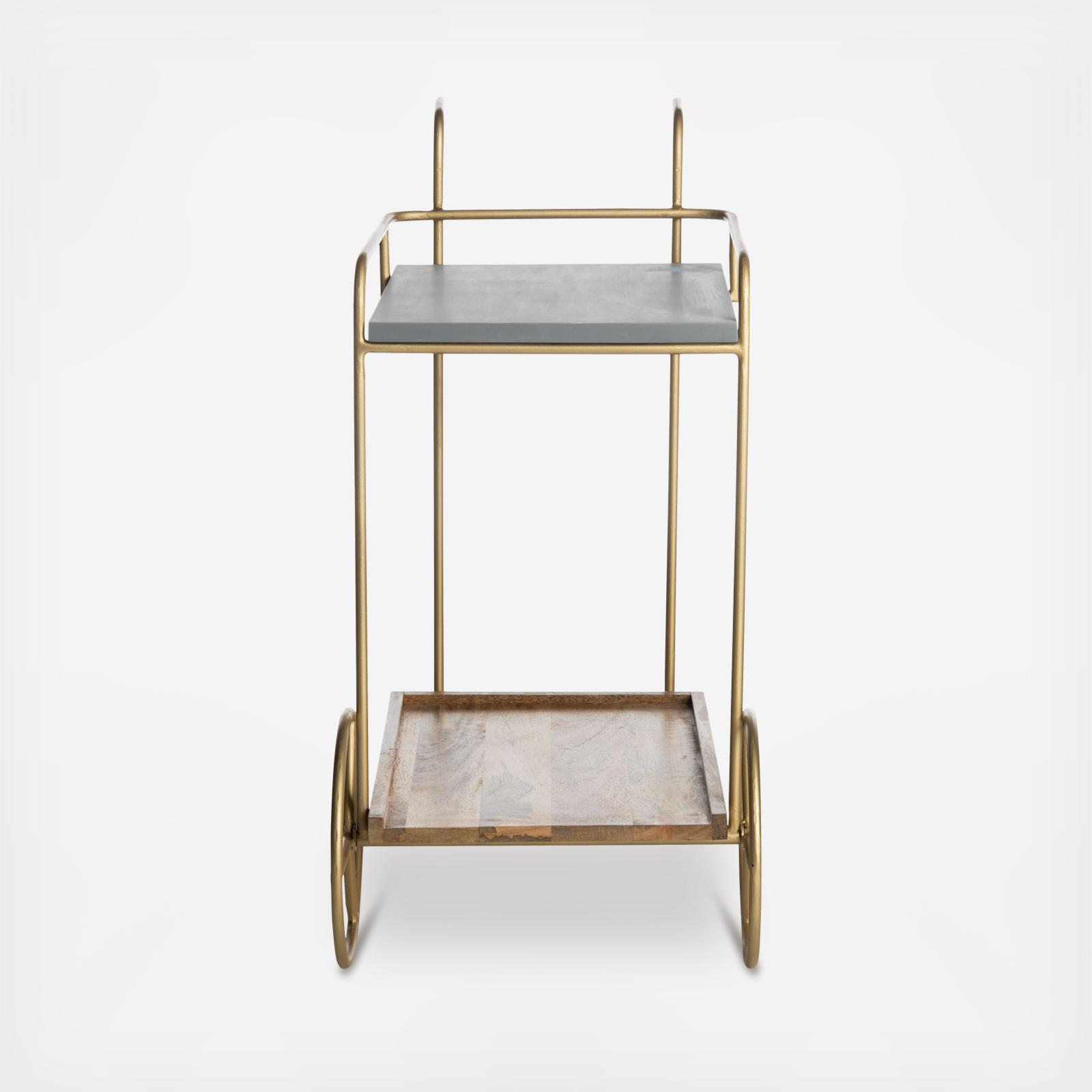 Harper 2-Tier Bar Cart