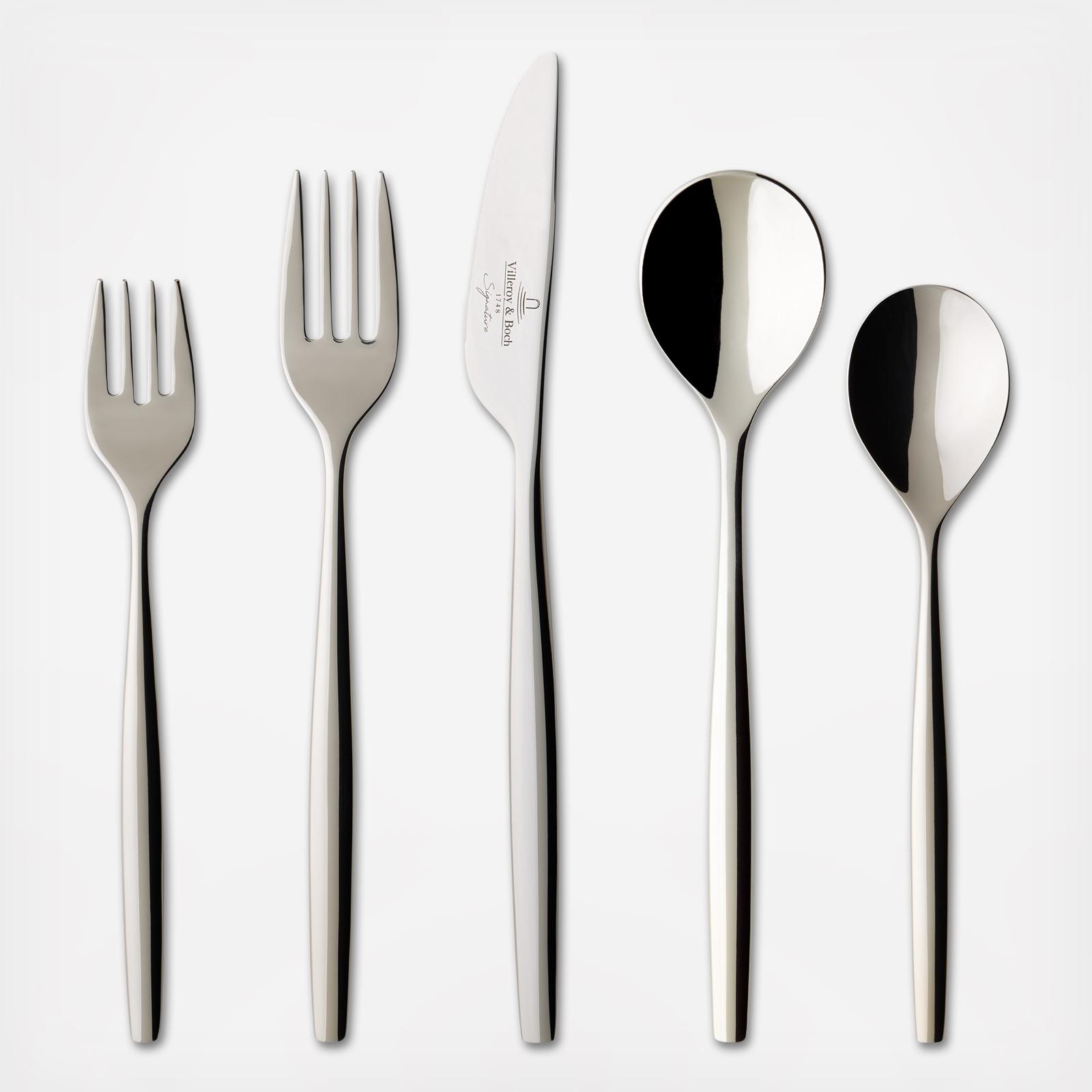 MetroChic 5-Piece Flatware Set, Service for 1