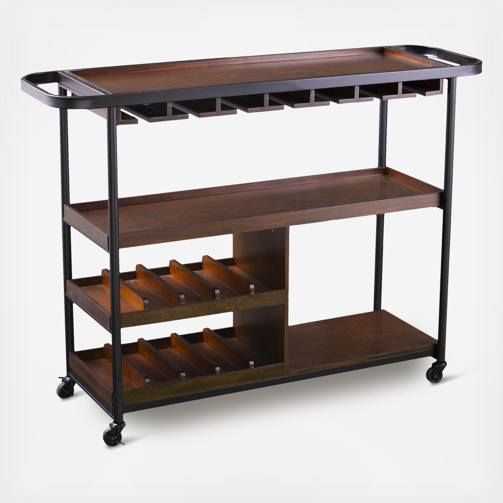 Tonsley Rolling Wine Cart