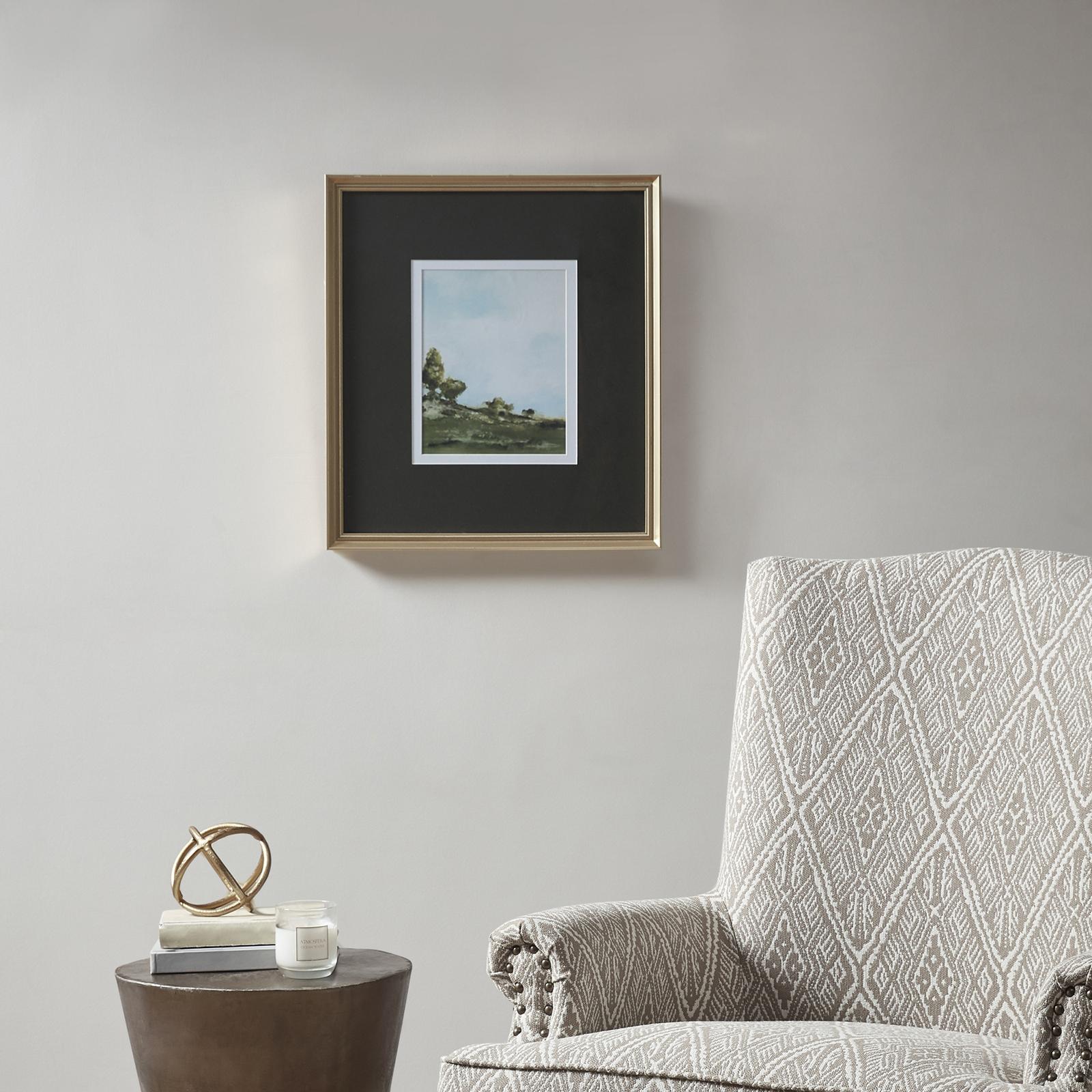 Across The Plains I Framed Glass Art