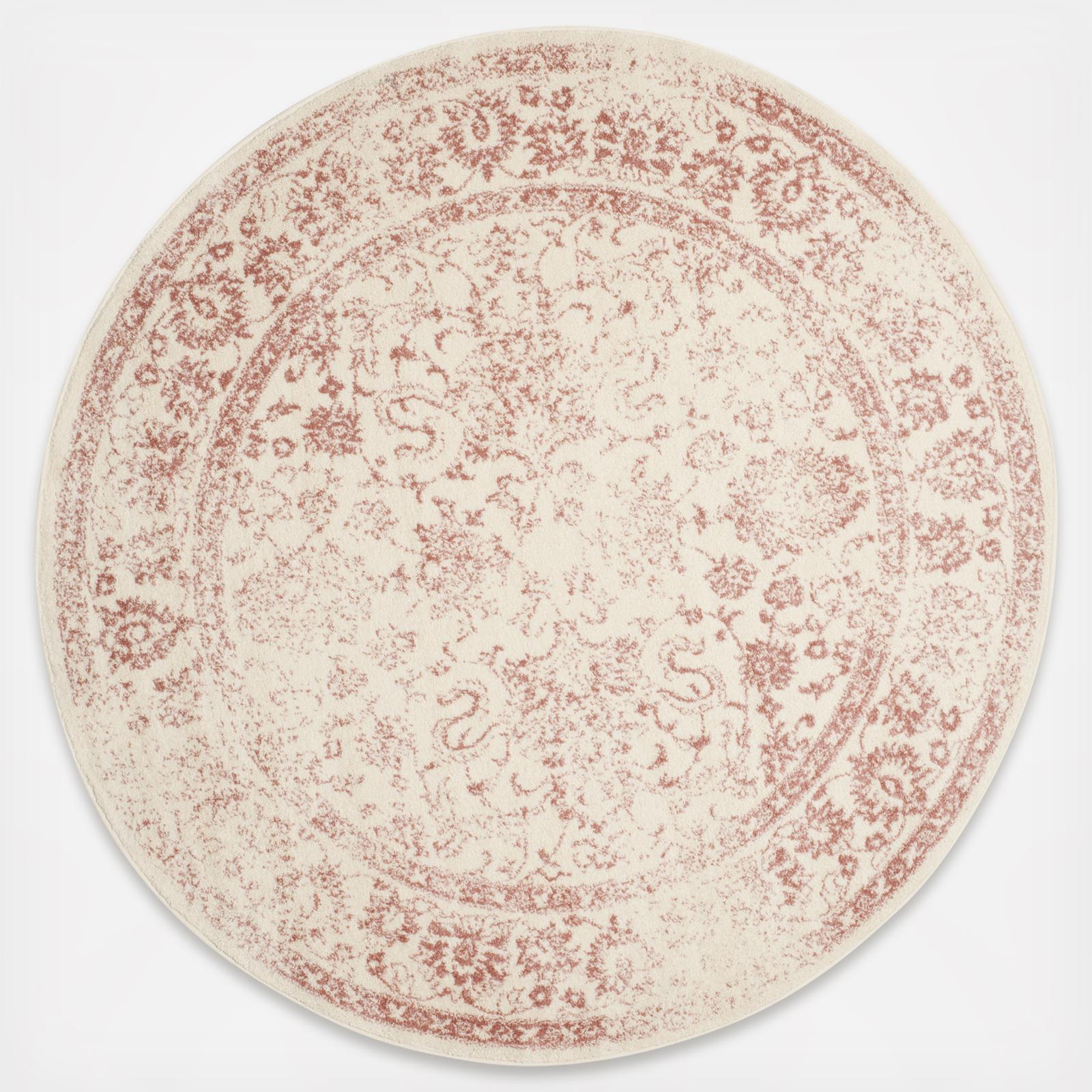 Adirondack Vintage Round Area Rug