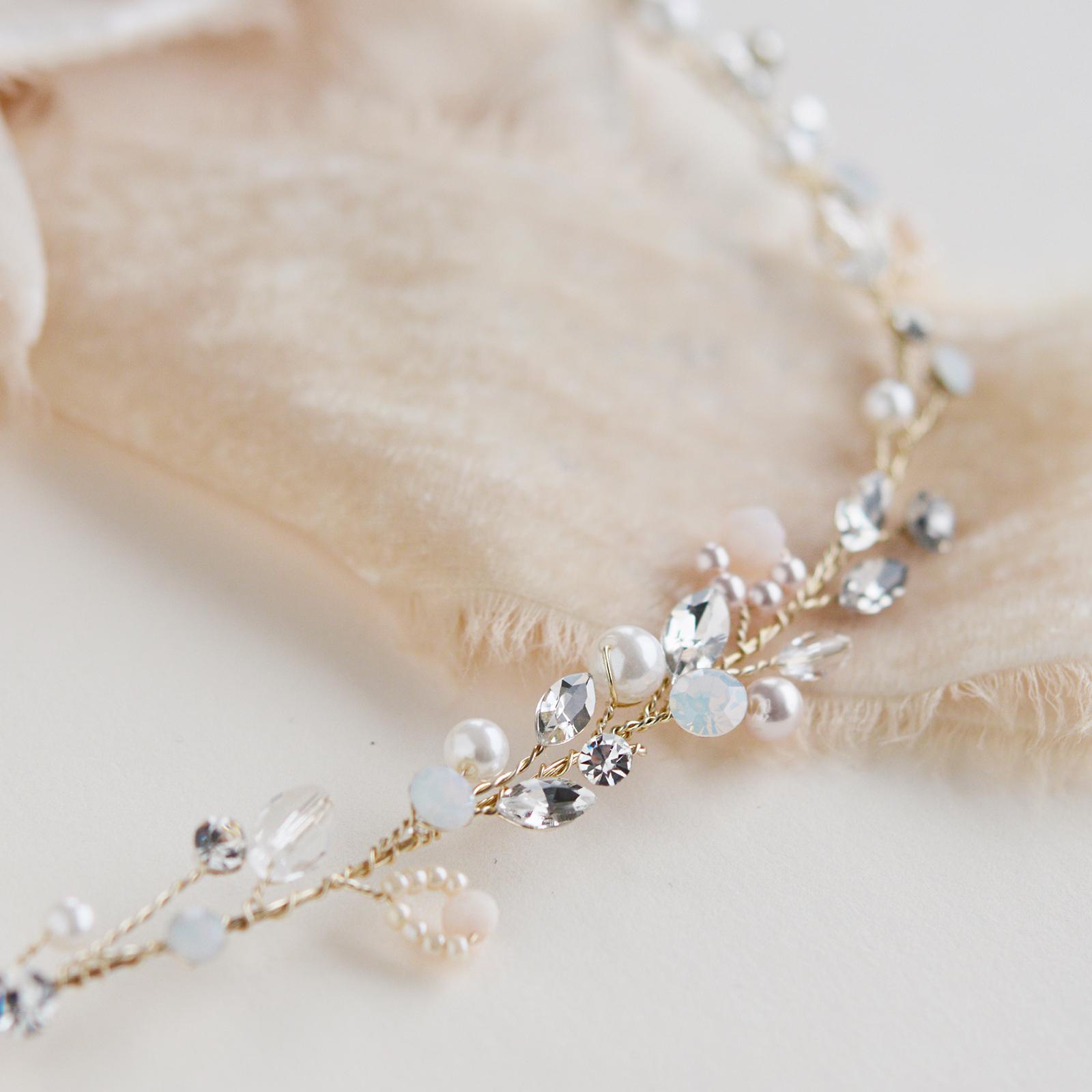 Marina Pearl & Crystal Hair Vine