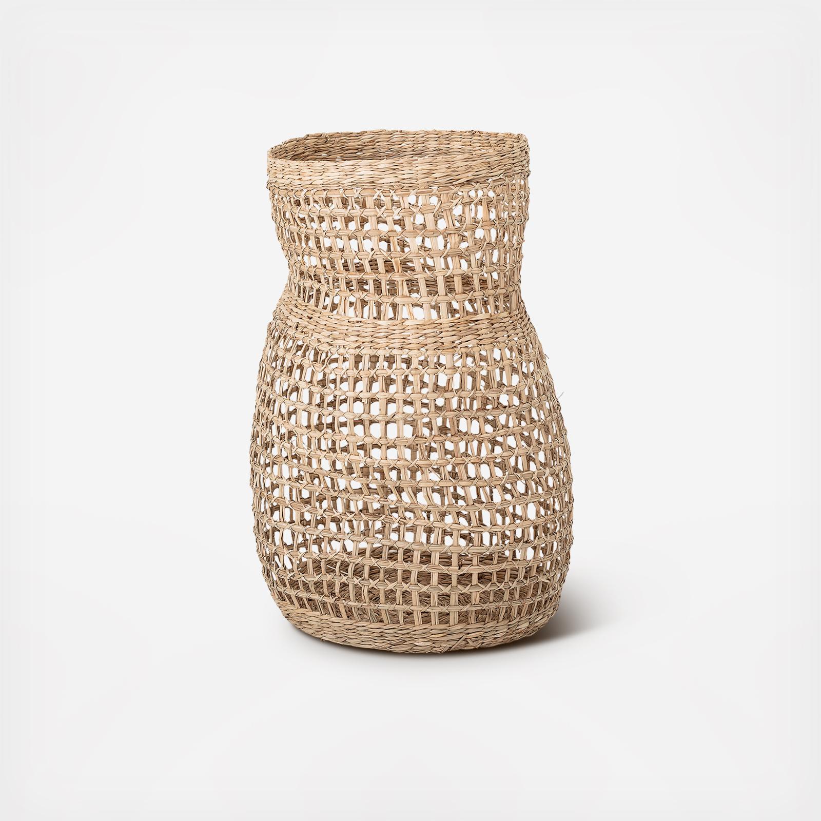Handwoven Natural Seagrass Vase