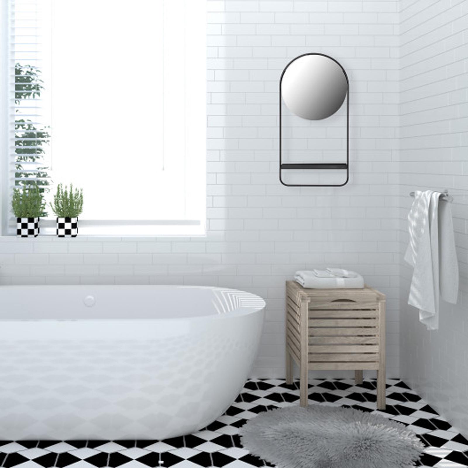 Metal Wall Mirror Organizer