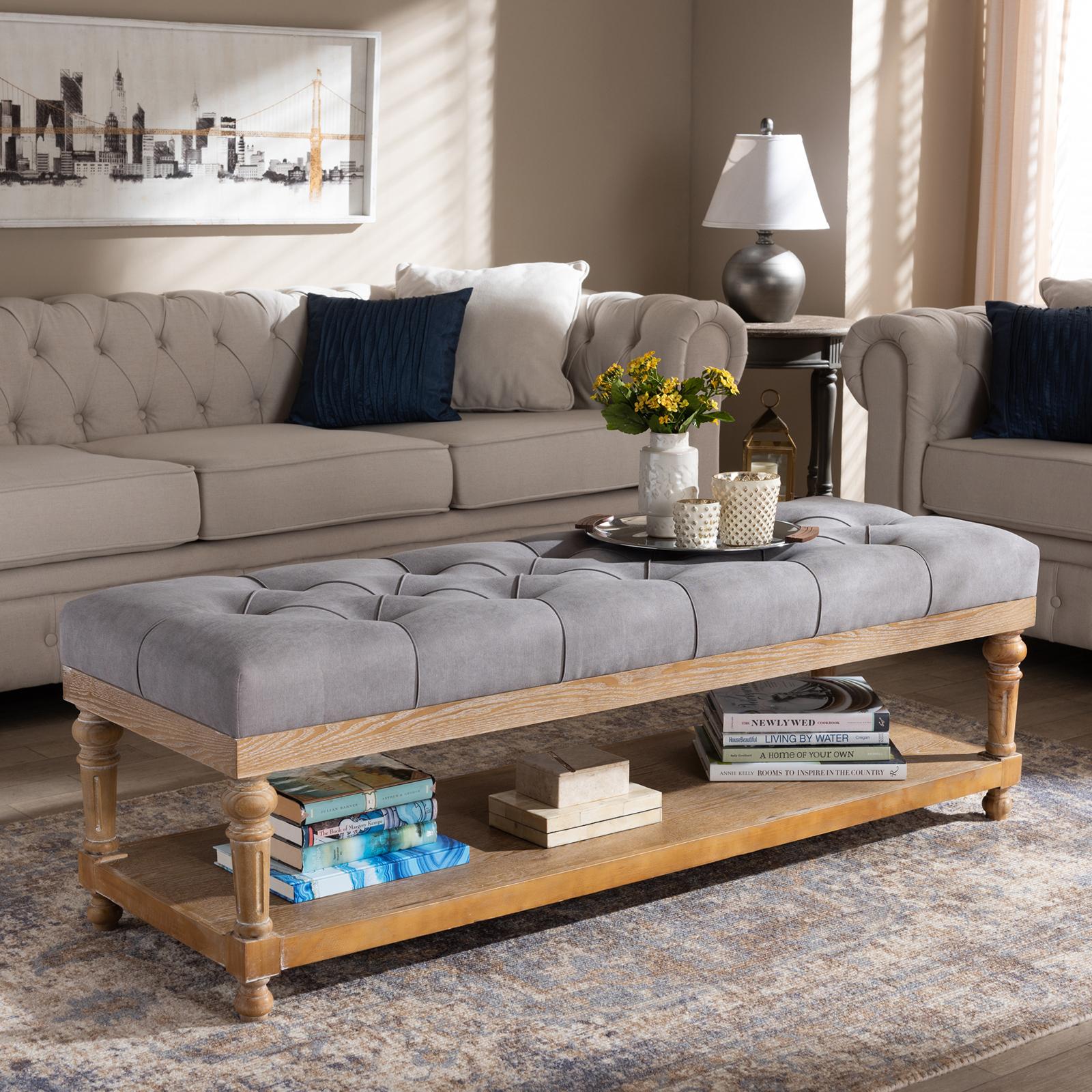 Linda Rustic Storage Bench