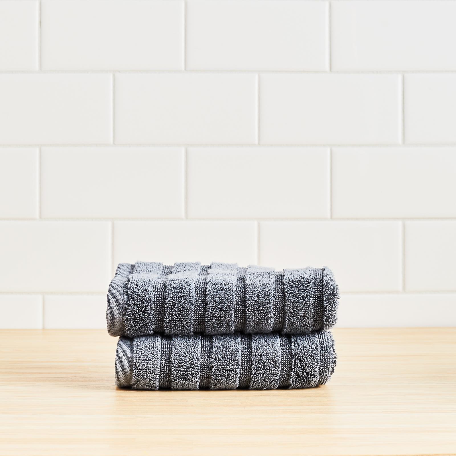 Dakota Ribbed Washcloth, Set of 2
