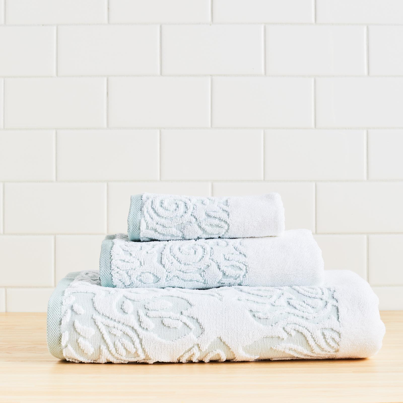 Amelia Jacquard Bath Towel, Set of 2