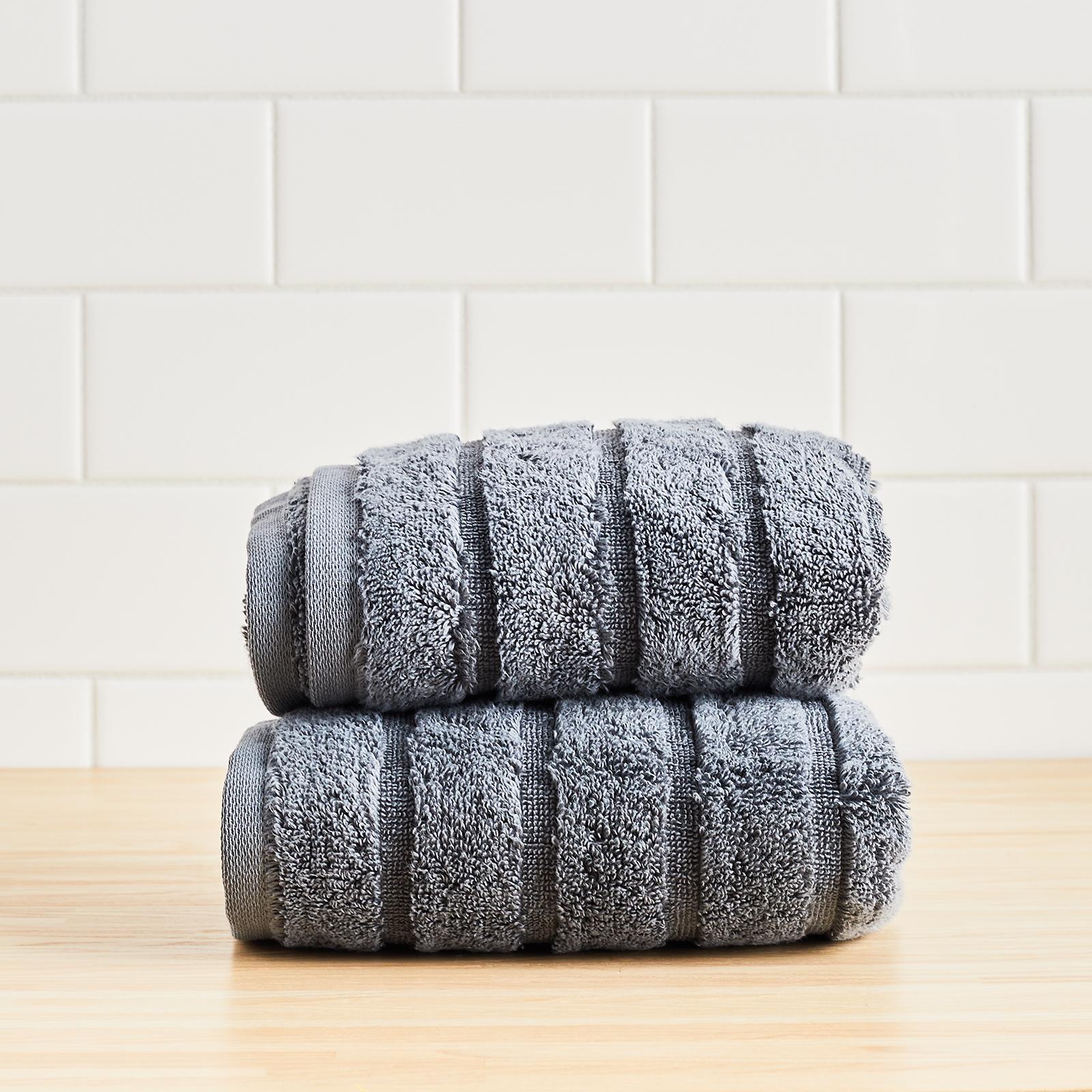 Dakota Ribbed Hand Towel, Set of 2