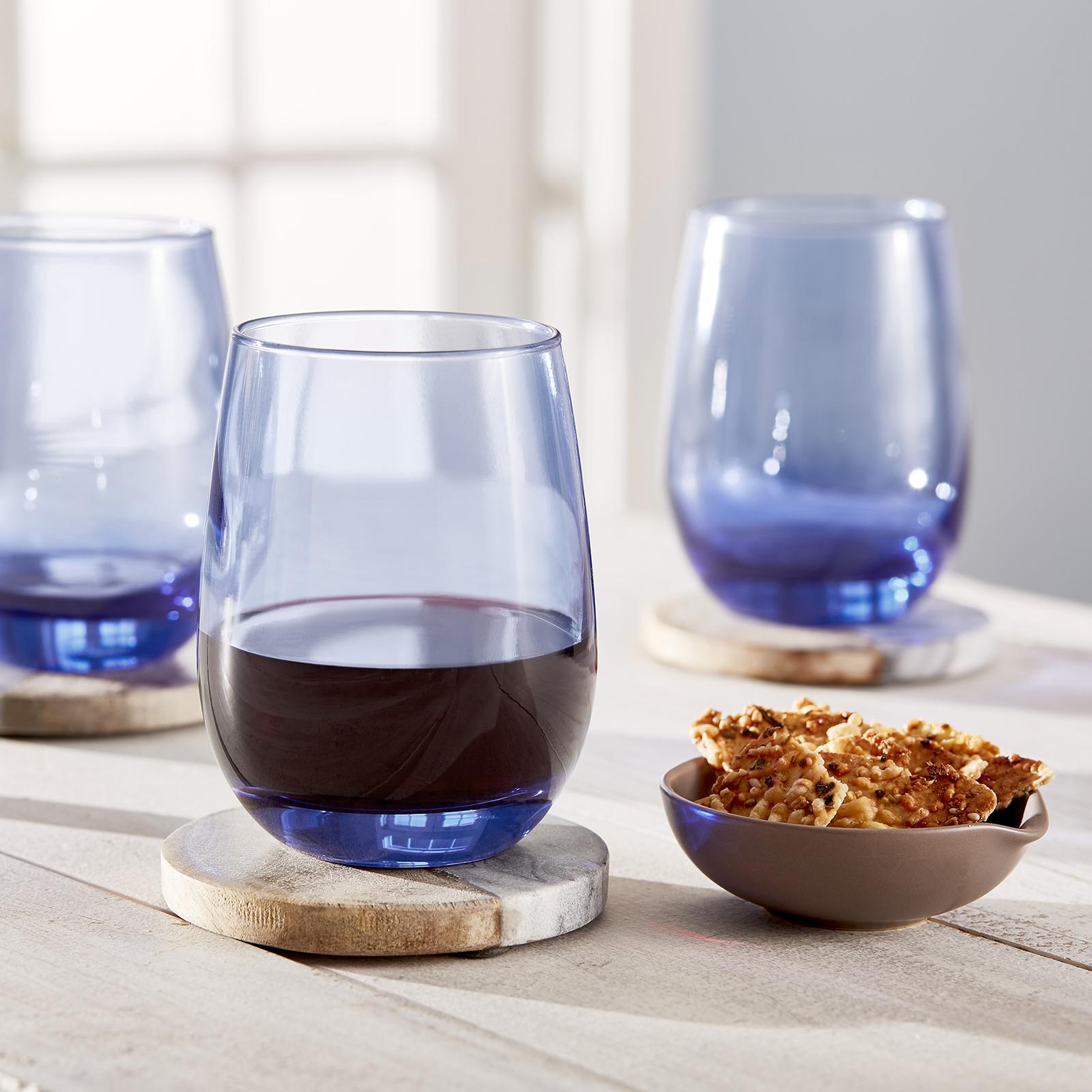 Classic All-Purpose Stemless Wine Glass, Set of 6