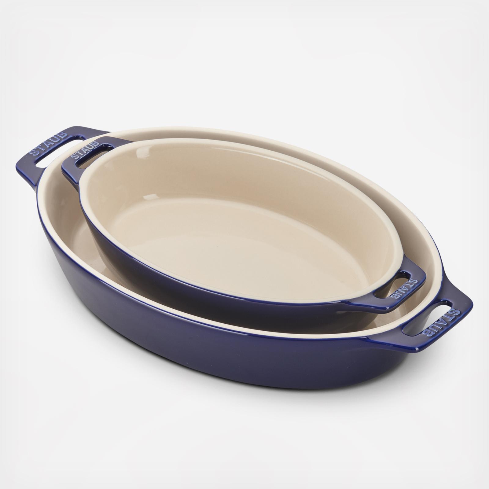 2-Piece Oval Baking Dish Set