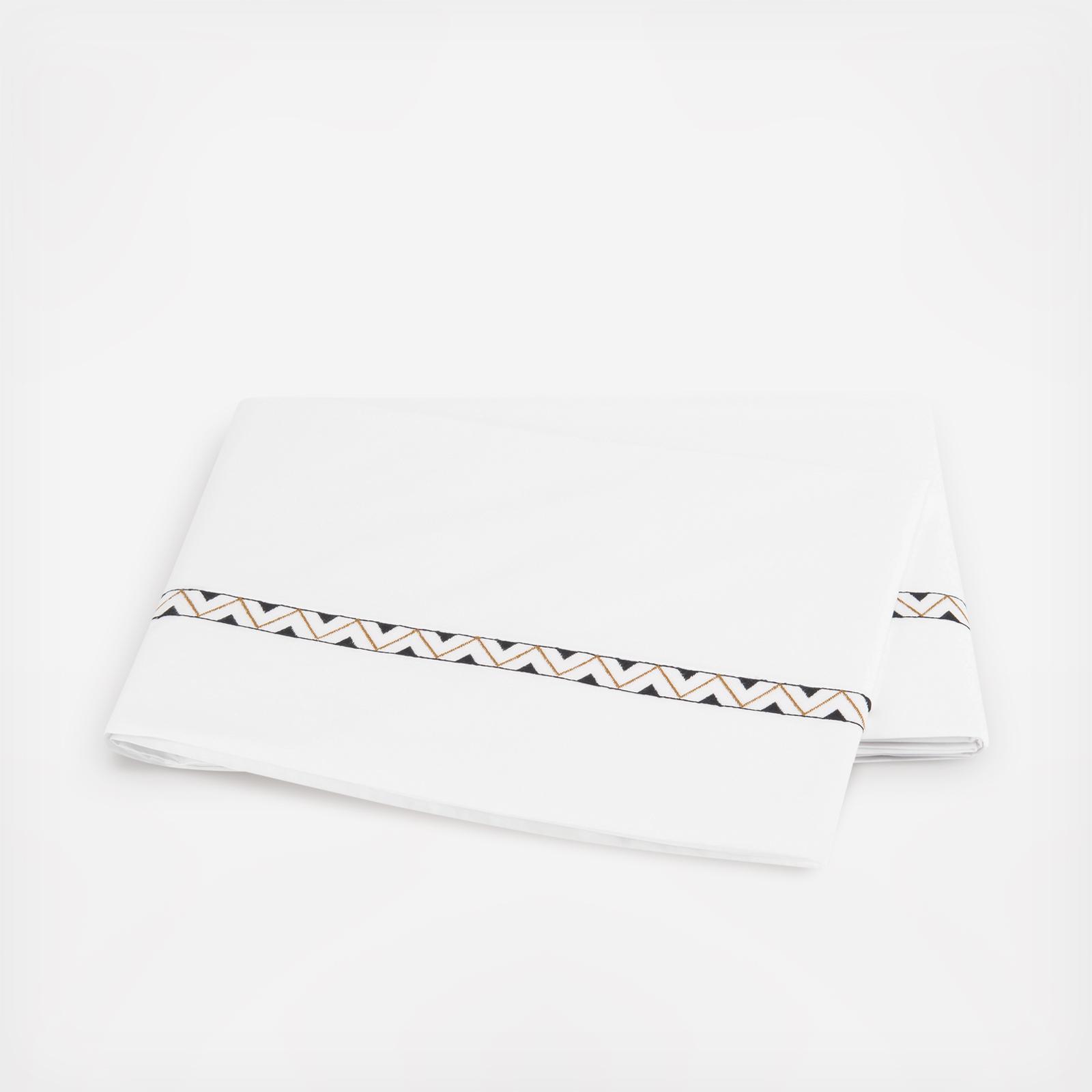 Matouk x Schumacher Prado Flat Sheet