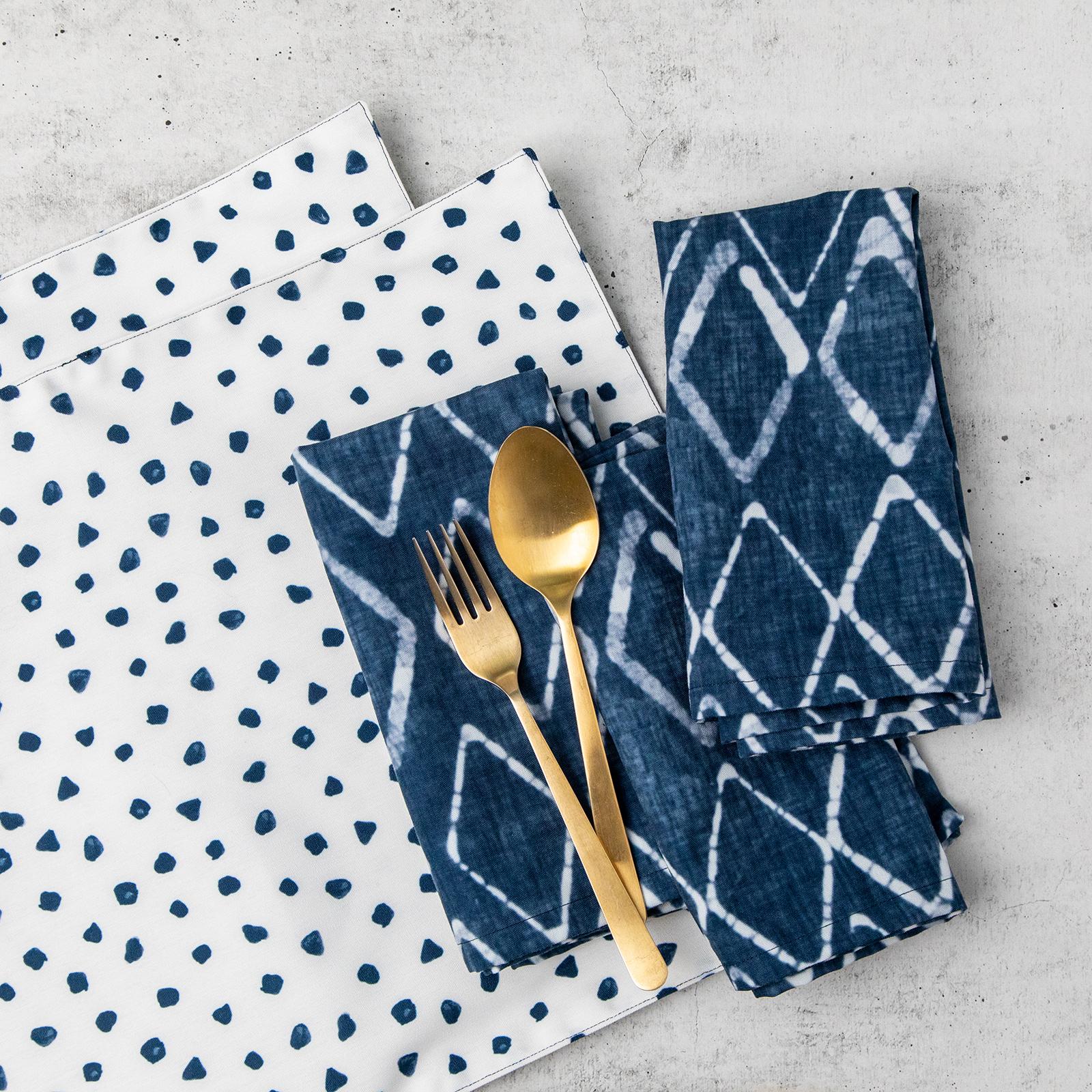 8-Piece Batik Napkin & Lola Placemat Set
