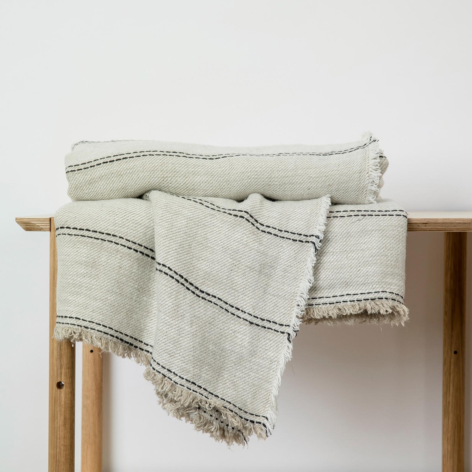 Mira Linen Throw
