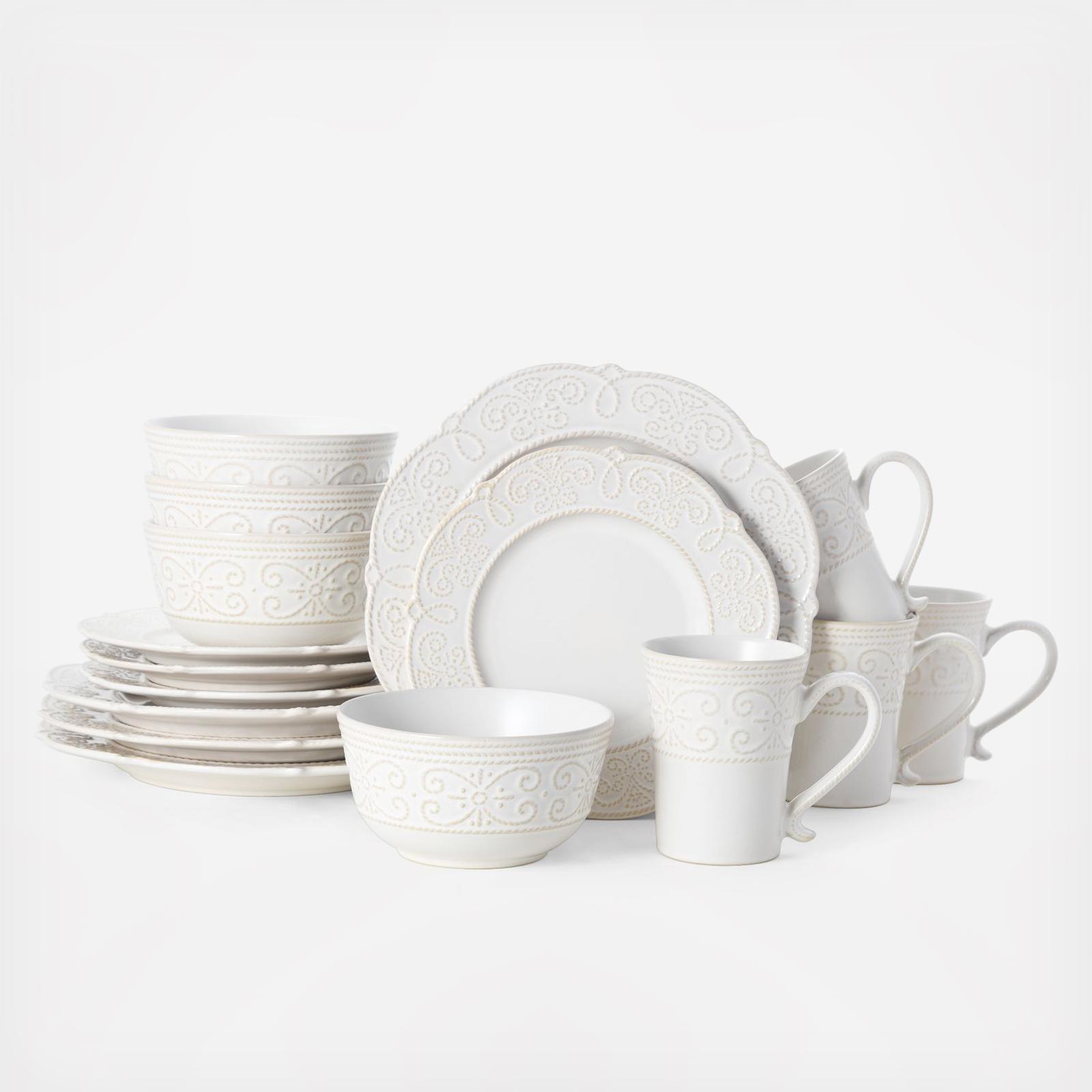 Abby 16-Piece Dinnerware Set, Service for 4